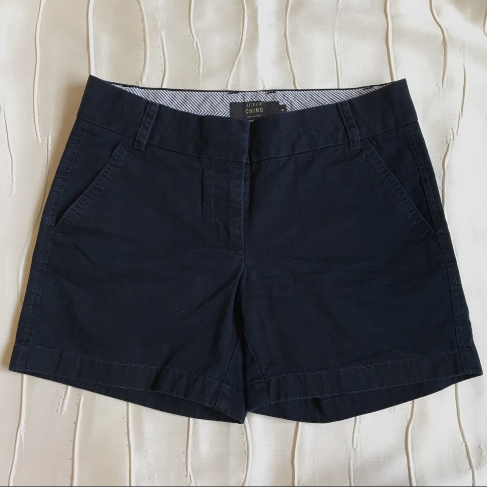 J. Crew Navy Chino Shorts